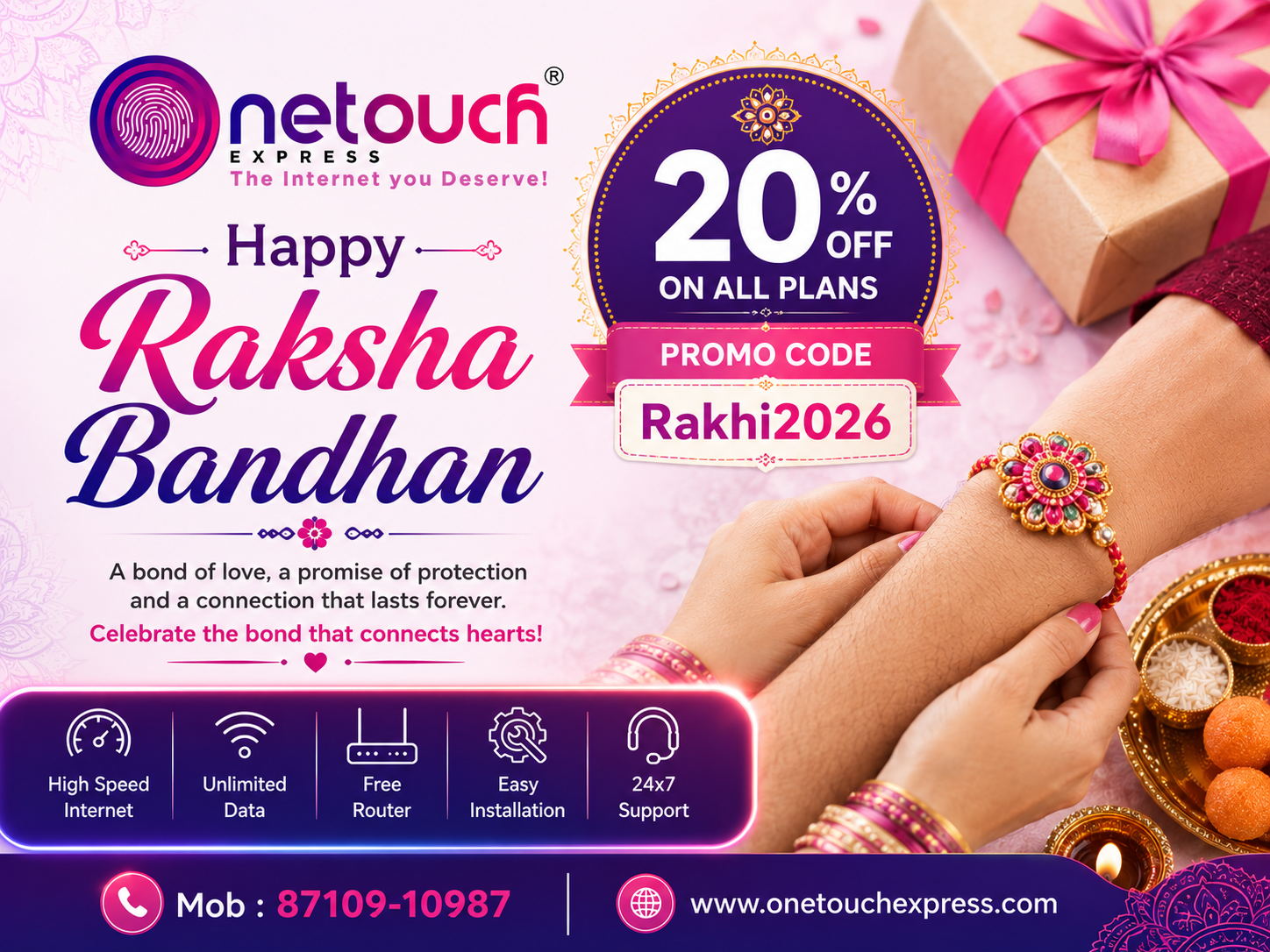Rakhi Special 20% OFF