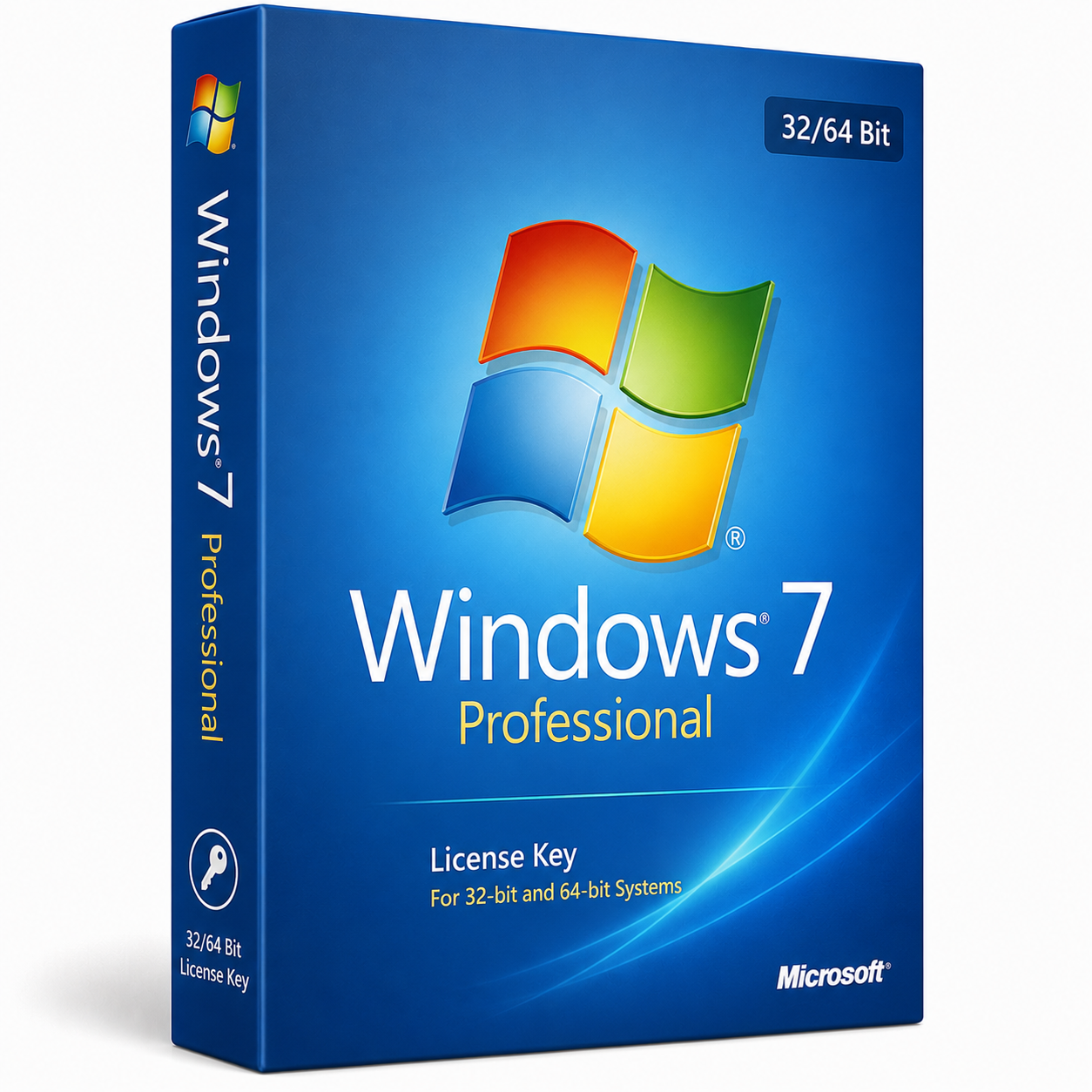 Windows 7 Professional 32/64 Bit License Key